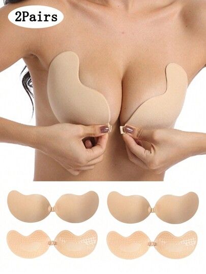 Soutien-gorge adhésif push-up invisible sans bretelles
