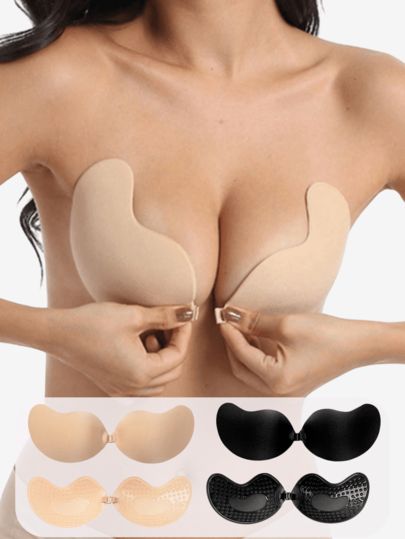 Soutien-gorge adhésif push-up invisible sans bretelles