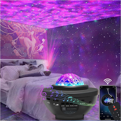 Mini lampe LED Bluetooth multicolore avec télécommande – Éclairage d’ambiance pour chambre