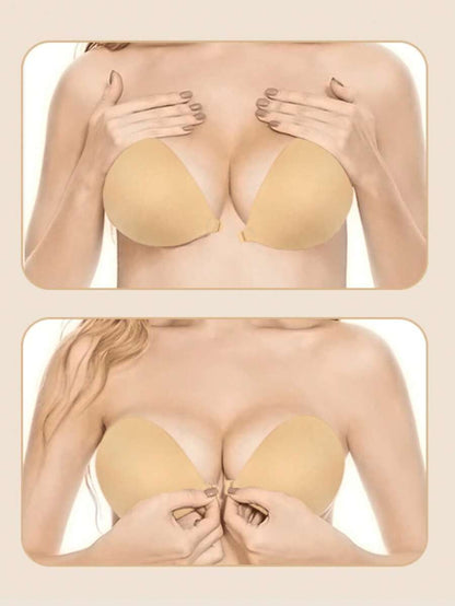 Soutien-gorge adhésif push-up invisible sans bretelles